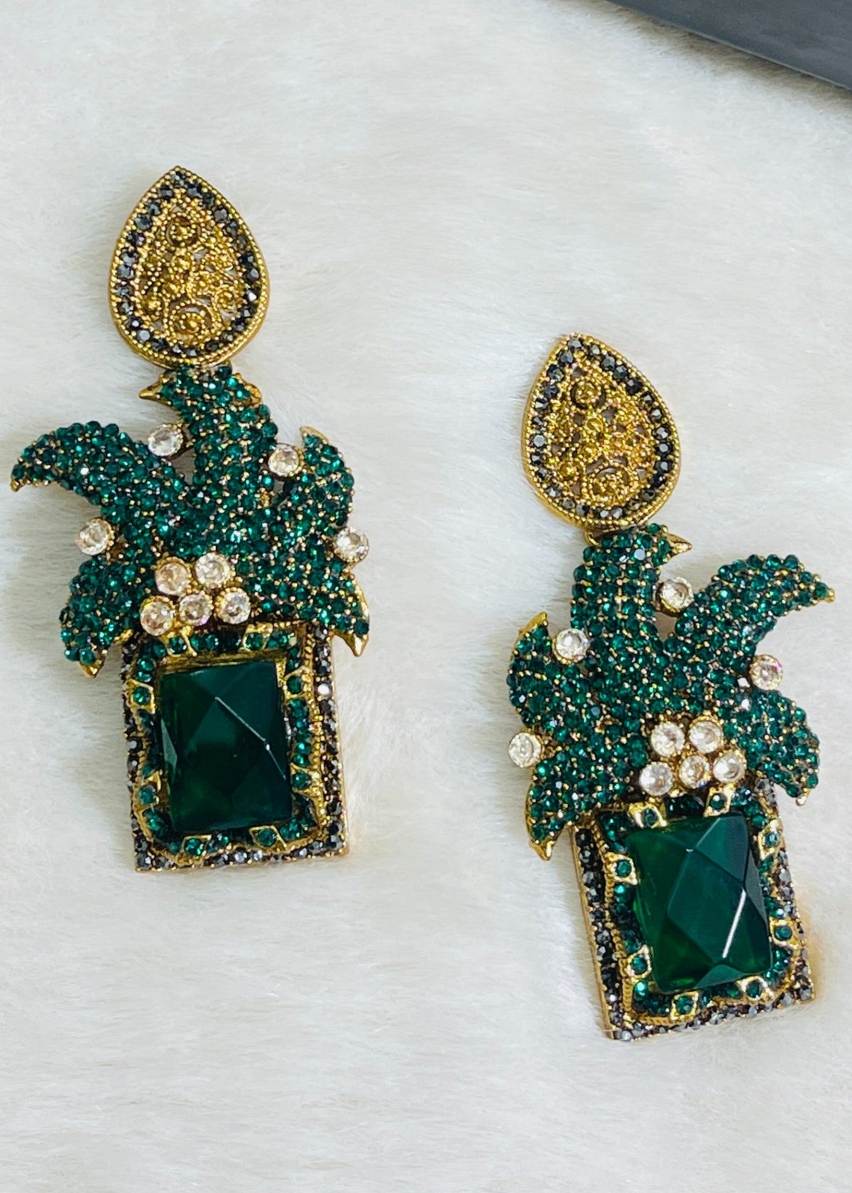 Shop the Maharaja Dangle Earrings from Zarosh Jewel