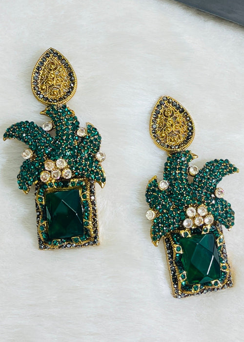 Shop the Maharaja Dangle Earrings from Zarosh Jewel