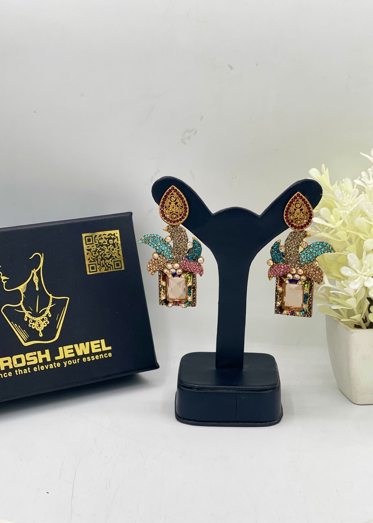 Shop the Maharaja Dangle Earrings from Zarosh Jewel