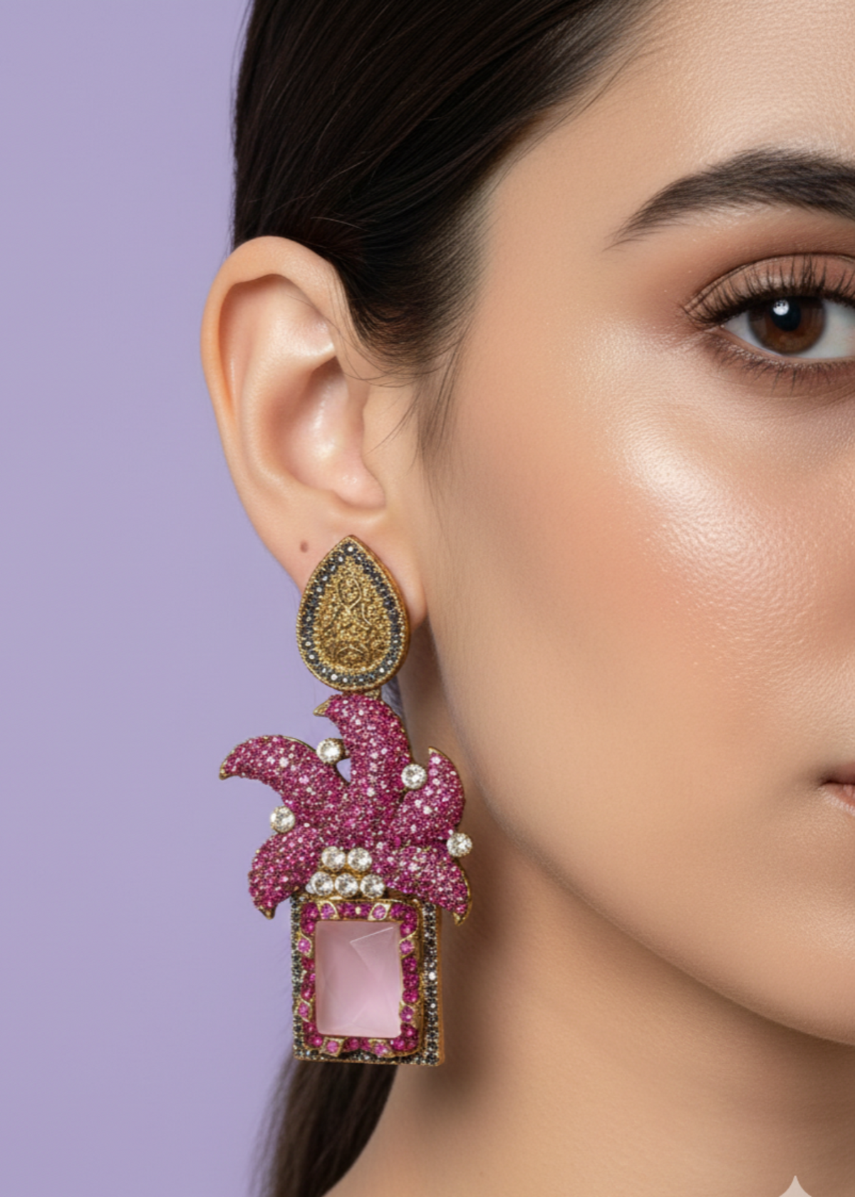 Shop the Maharaja Dangle Earrings from Zarosh Jewel
