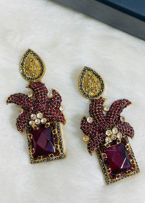 Shop the Maharaja Dangle Earrings from Zarosh Jewel