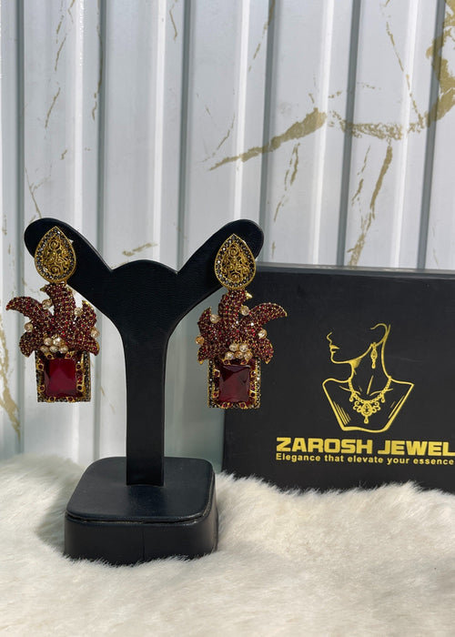 Shop the Maharaja Dangle Earrings from Zarosh Jewel