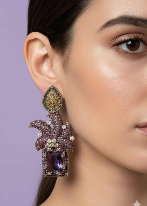Shop the Maharaja Dangle Earrings from Zarosh Jewel