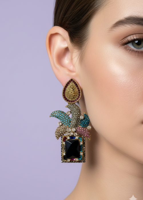 Shop the Maharaja Dangle Earrings from Zarosh Jewel