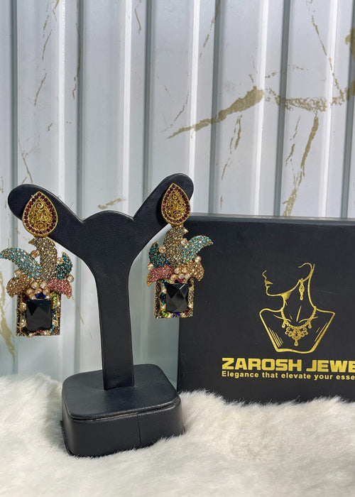 Shop the Maharaja Dangle Earrings from Zarosh Jewel