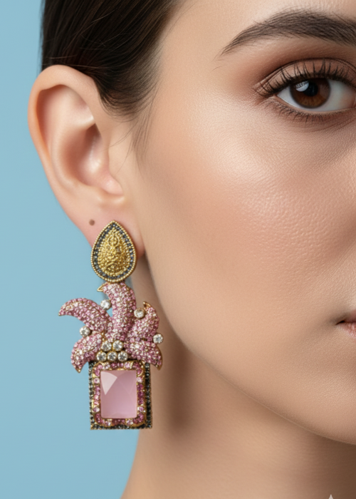 Shop the Maharaja Dangle Earrings from Zarosh Jewel