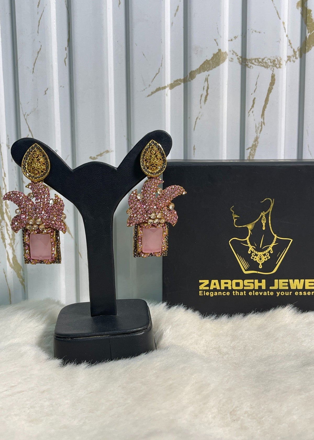 Shop the Maharaja Dangle Earrings from Zarosh Jewel