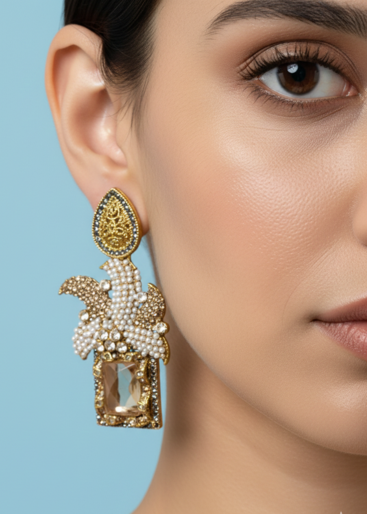 Shop the Maharaja Dangle Earrings from Zarosh Jewel
