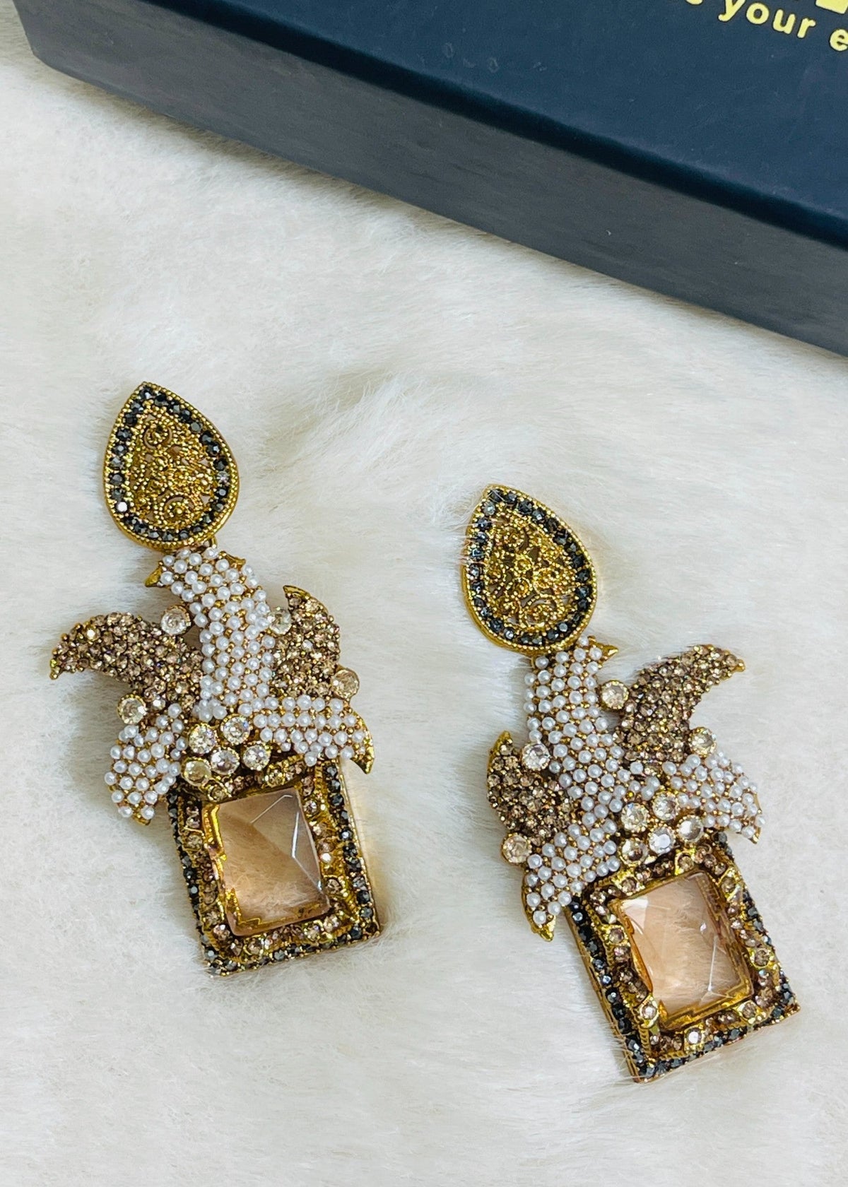 Shop the Maharaja Dangle Earrings from Zarosh Jewel