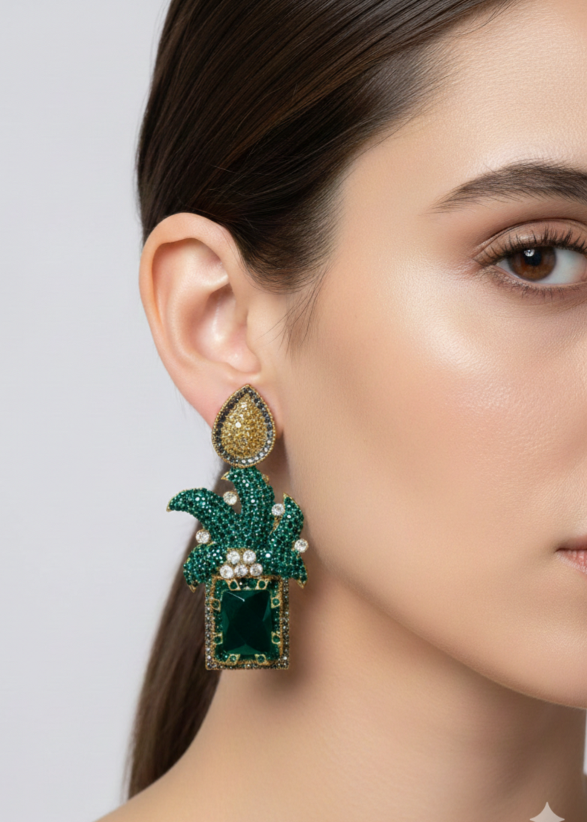 Shop the Maharaja Dangle Earrings from Zarosh Jewel