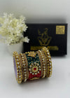 Mahnoor Bangle Set by Zarosh Jewel
