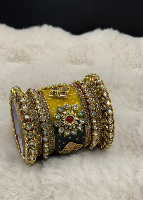 Shop the Mahnoor Bangle Set from Zarosh Jewel