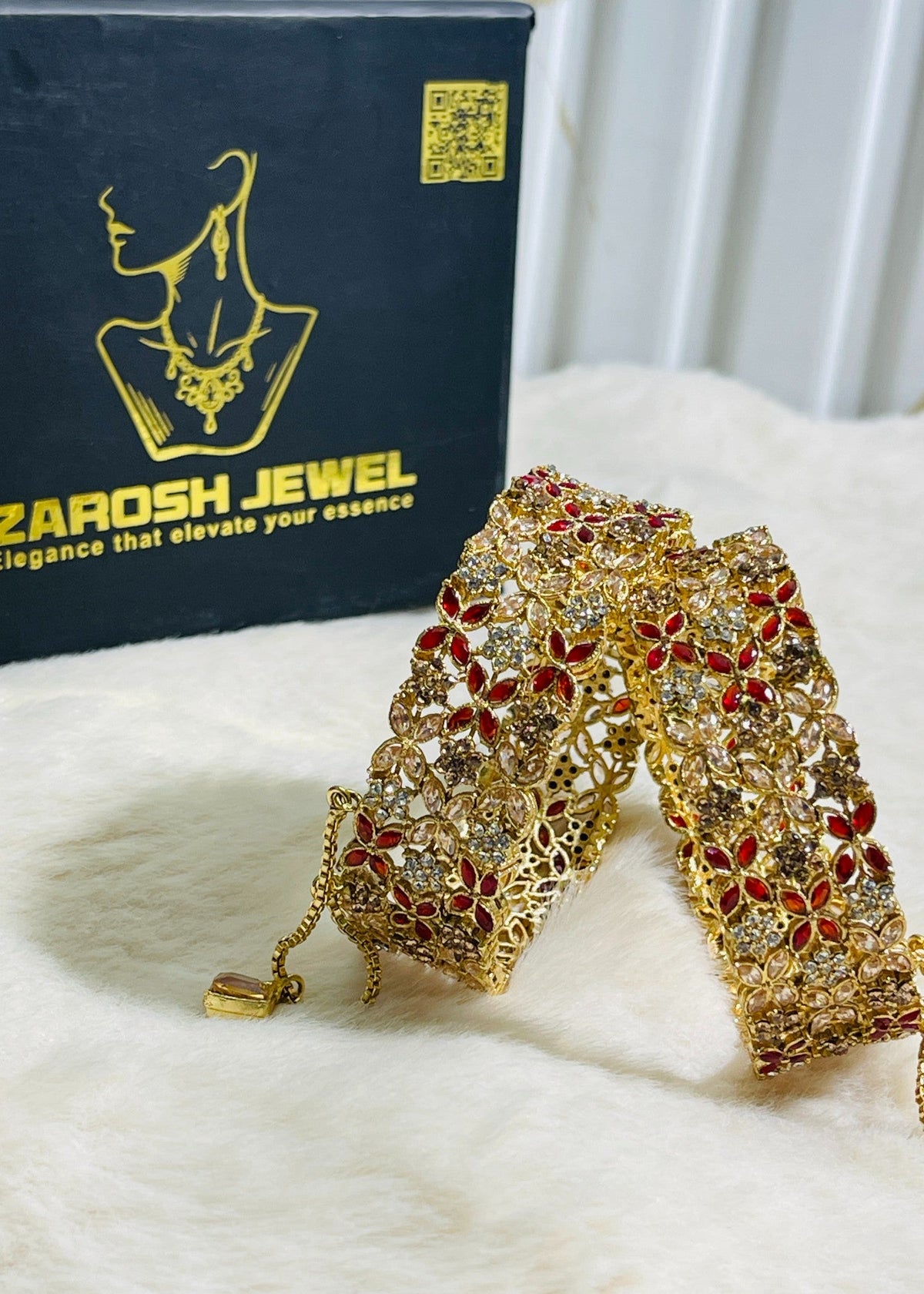 Shop the Mahrukh Bangles Openable from Zarosh Jewel