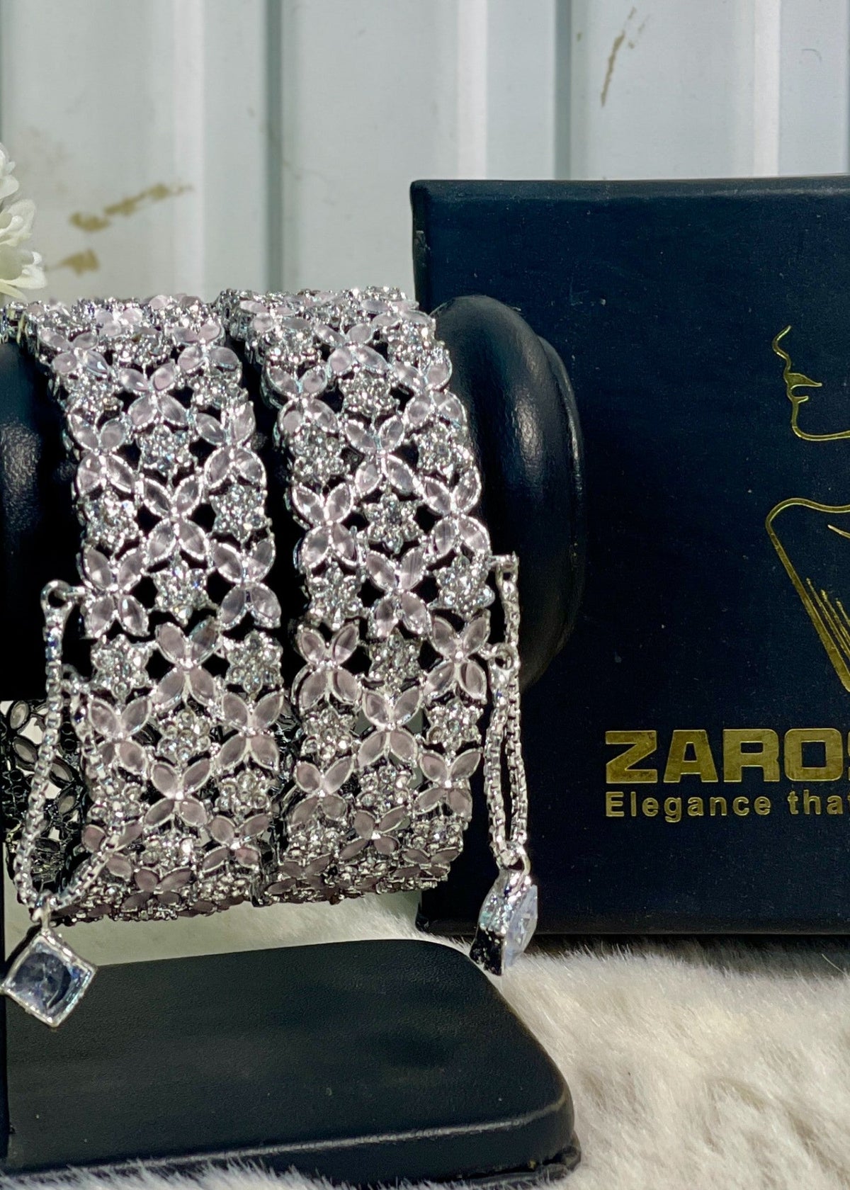 Shop the Mahrukh Bangles Openable from Zarosh Jewel