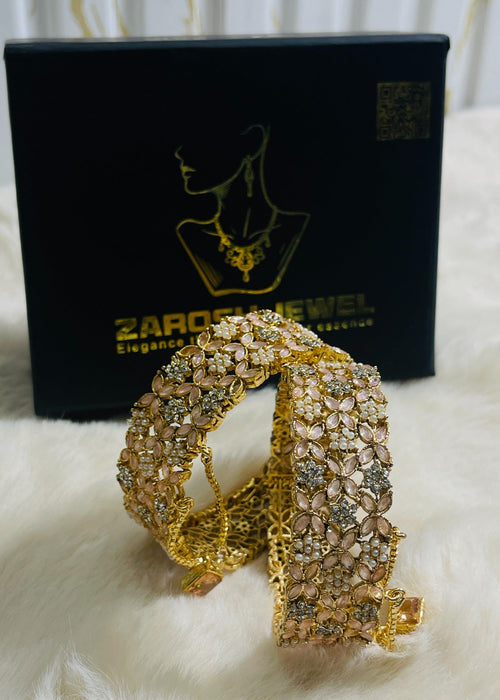 Shop the Mahrukh Bangles Openable from Zarosh Jewel
