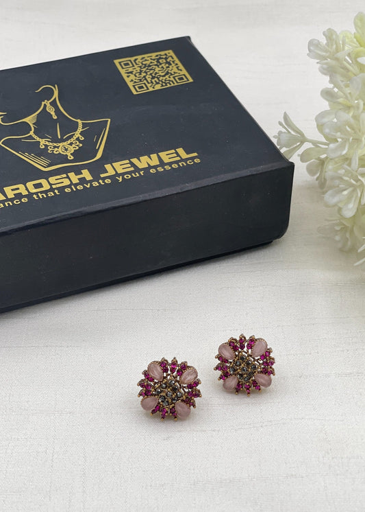 Shop the Mahveen Traditional Studs from Zarosh Jewel