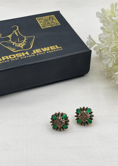 Shop the Mahveen Traditional Studs from Zarosh Jewel