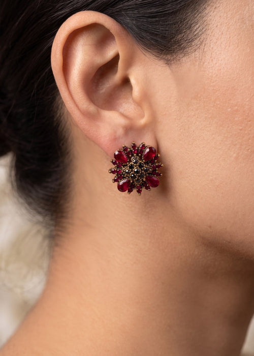 Shop the Mahveen Traditional Studs from Zarosh Jewel