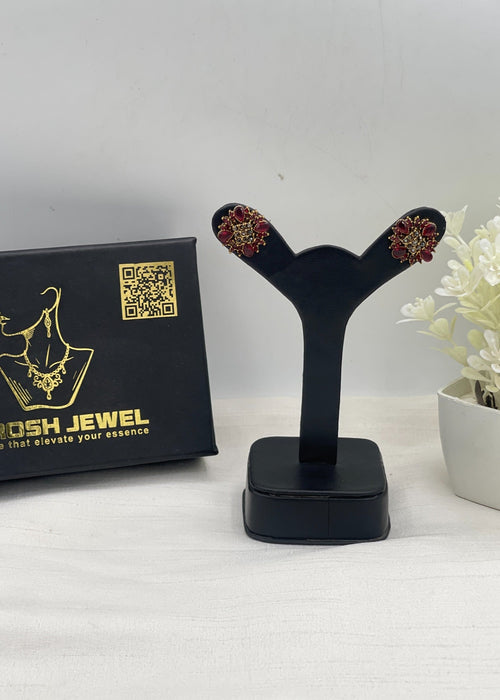 Shop the Mahveen Traditional Studs from Zarosh Jewel