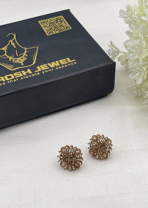 Shop the Mahveen Traditional Studs from Zarosh Jewel