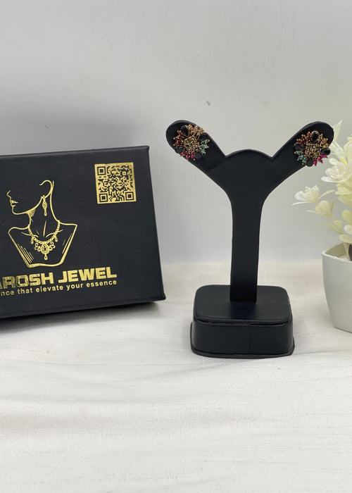 Shop the Mahveen Traditional Studs from Zarosh Jewel