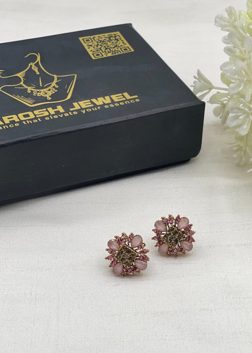 Shop the Mahveen Traditional Studs from Zarosh Jewel