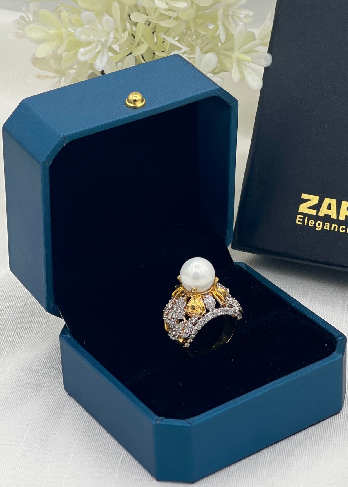 Shop the Maisa Gold Plated Ring from Zarosh Jewel