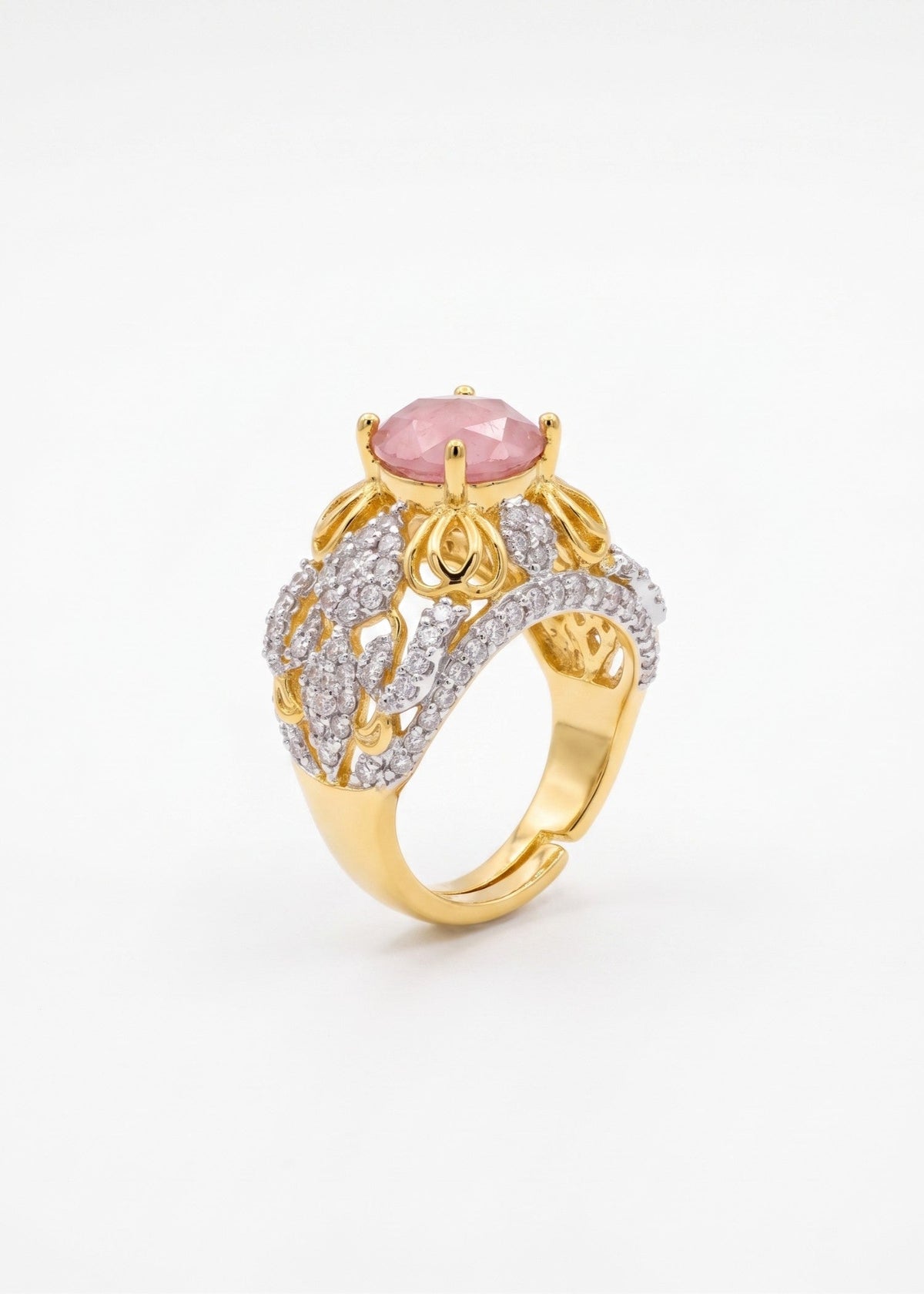 Shop the Maisa Gold Plated Ring from Zarosh Jewel
