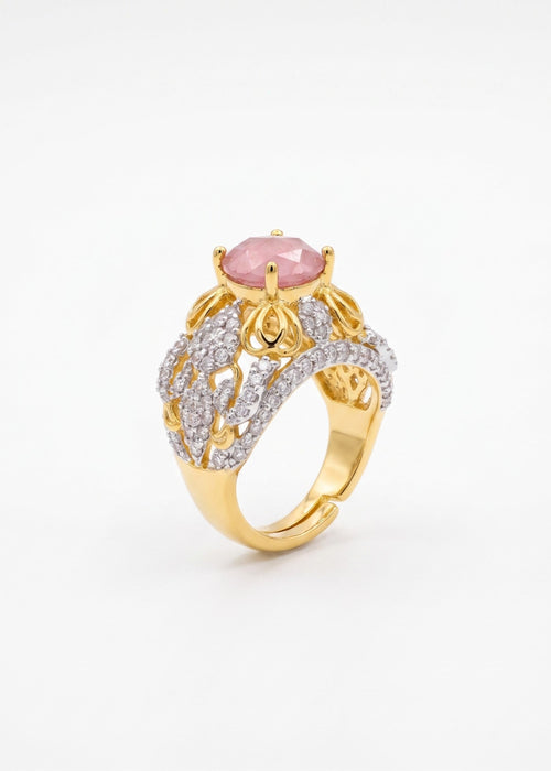 Shop the Maisa Gold Plated Ring from Zarosh Jewel