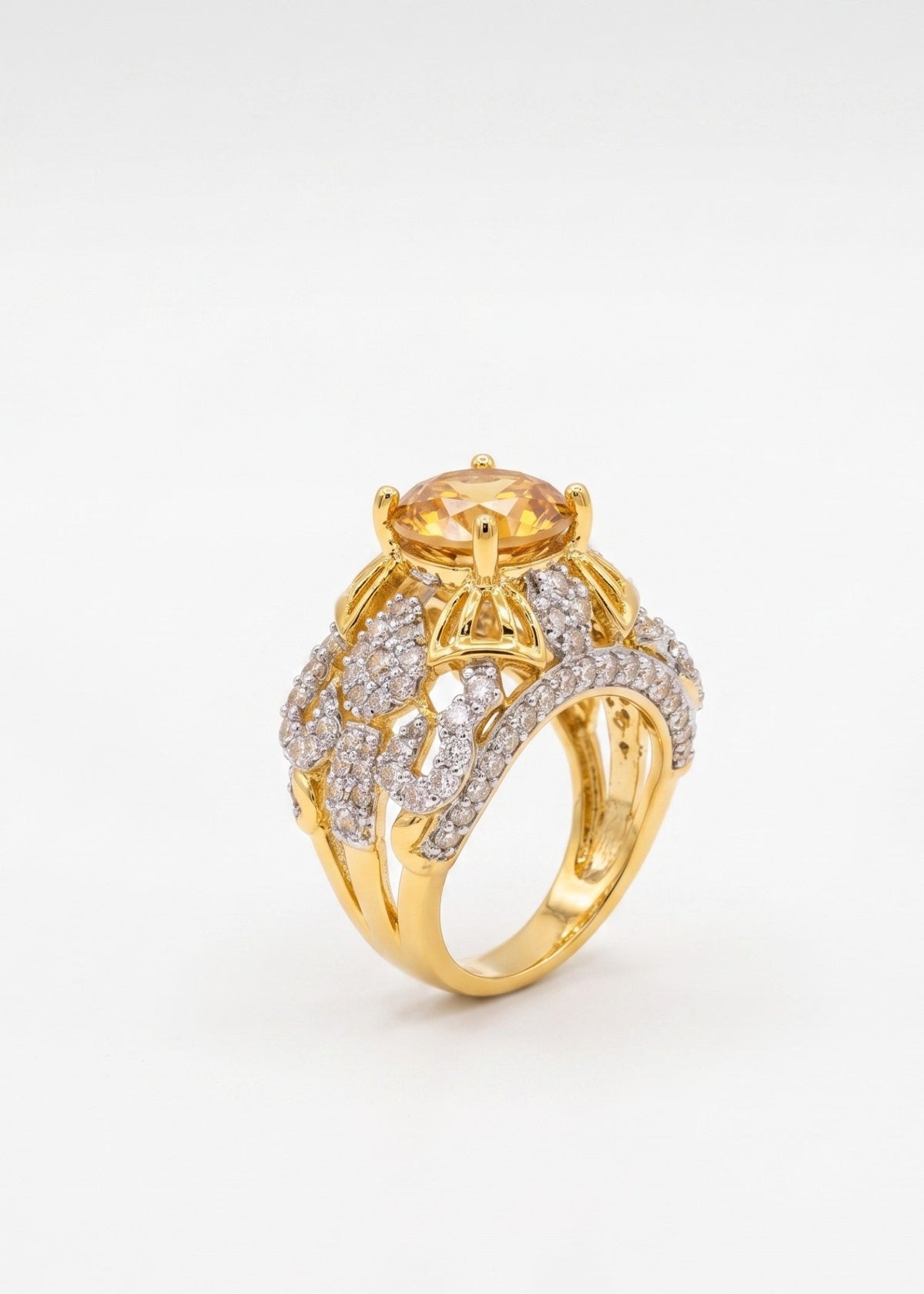 Shop the Maisa Gold Plated Ring from Zarosh Jewel