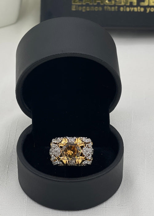 Shop the Maisa Gold Plated Ring from Zarosh Jewel