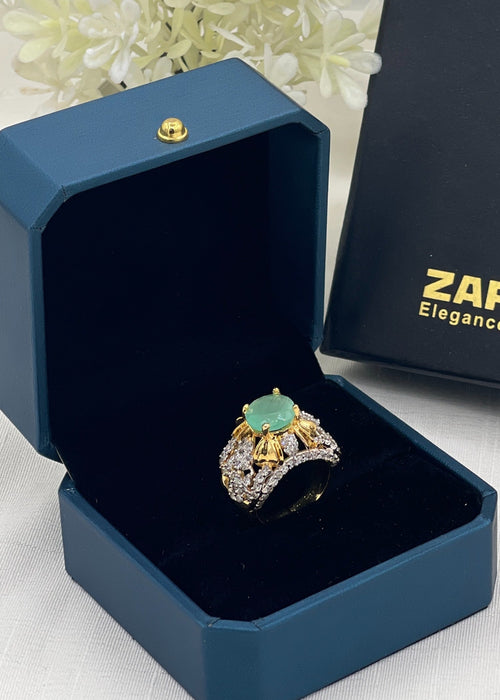Shop the Maisa Gold Plated Ring from Zarosh Jewel