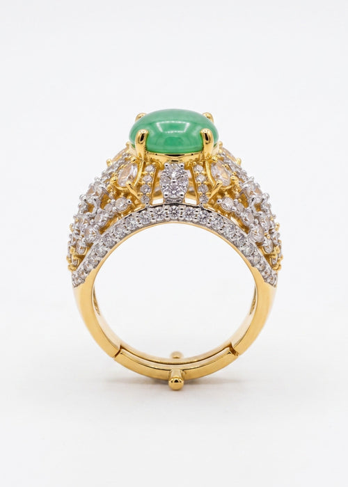 Shop the Maisa Gold Plated Ring from Zarosh Jewel