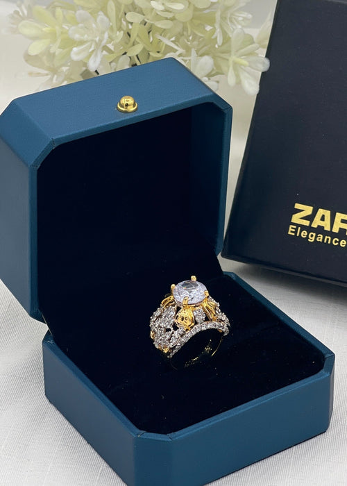Shop the Maisa Gold Plated Ring from Zarosh Jewel