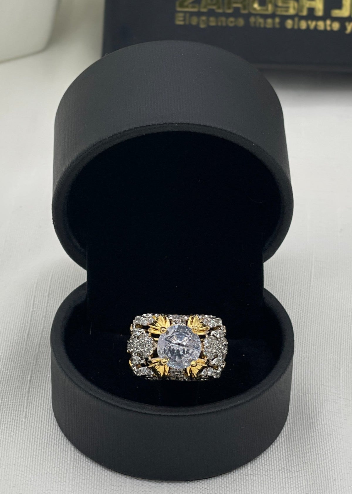 Shop the Maisa Gold Plated Ring from Zarosh Jewel