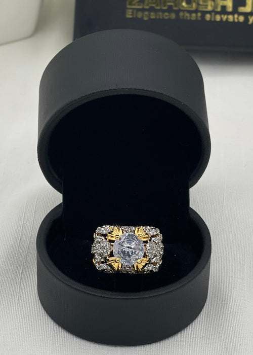 Shop the Maisa Gold Plated Ring from Zarosh Jewel