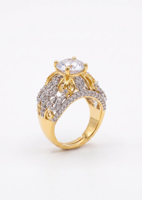 Shop the Maisa Gold Plated Ring from Zarosh Jewel