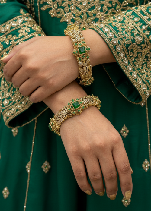 Majestic Aura Bangles Openable by Zarosh Jewel