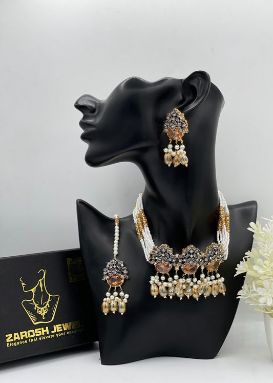 Shop the Majestic Choker Set from Zarosh Jewel