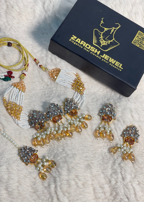 Shop the Majestic Choker Set from Zarosh Jewel