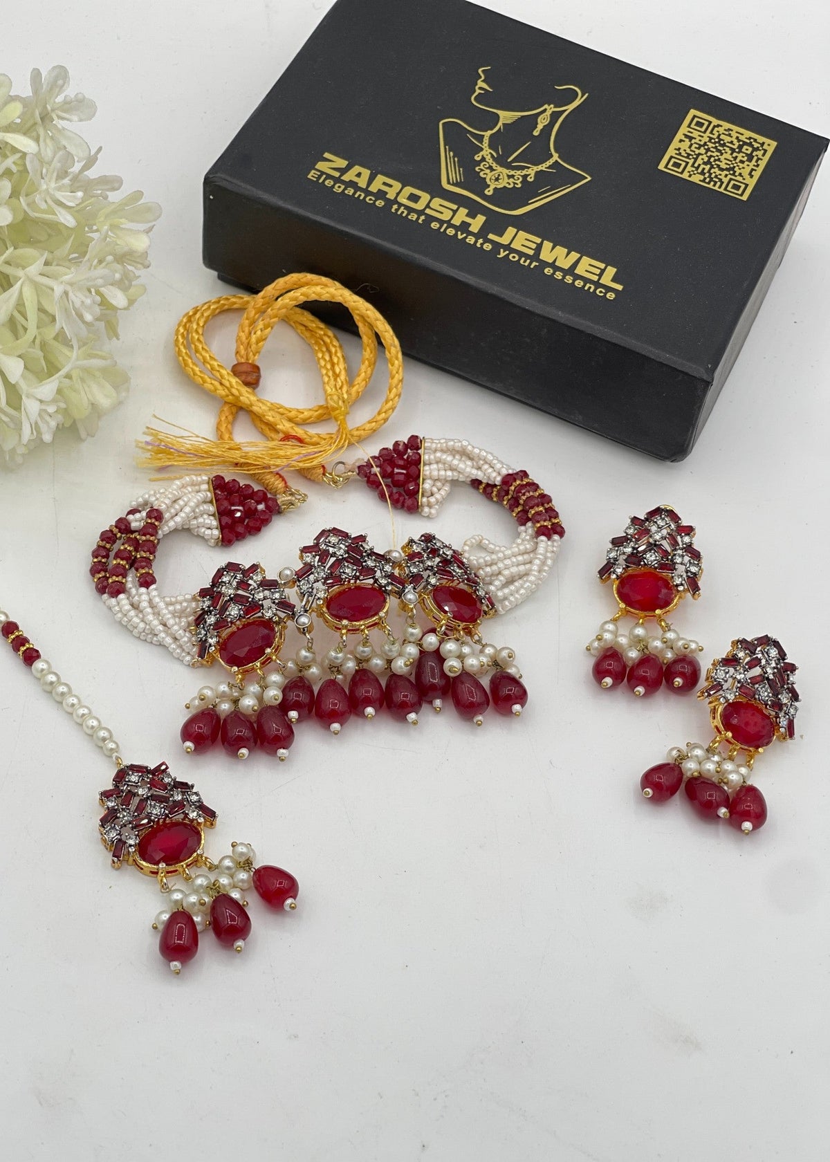 Shop the Majestic Choker Set from Zarosh Jewel