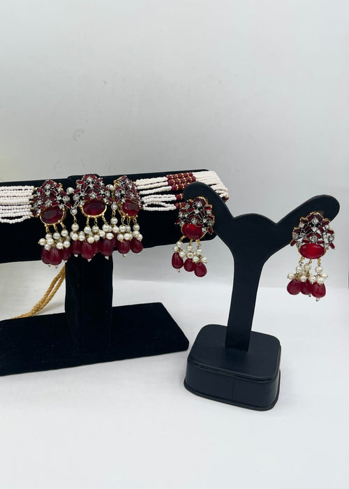Shop the Majestic Choker Set from Zarosh Jewel
