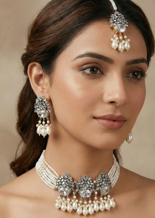 Shop the Majestic Choker Set from Zarosh Jewel