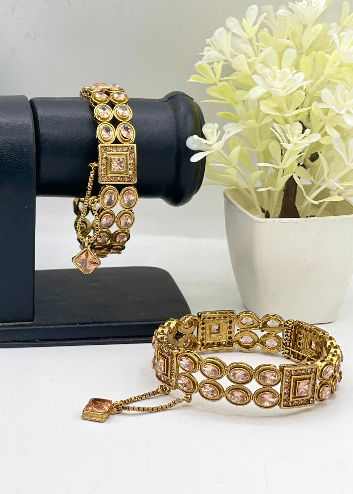 Shop the Maliha Openable Bangle Set from Zarosh Jewel