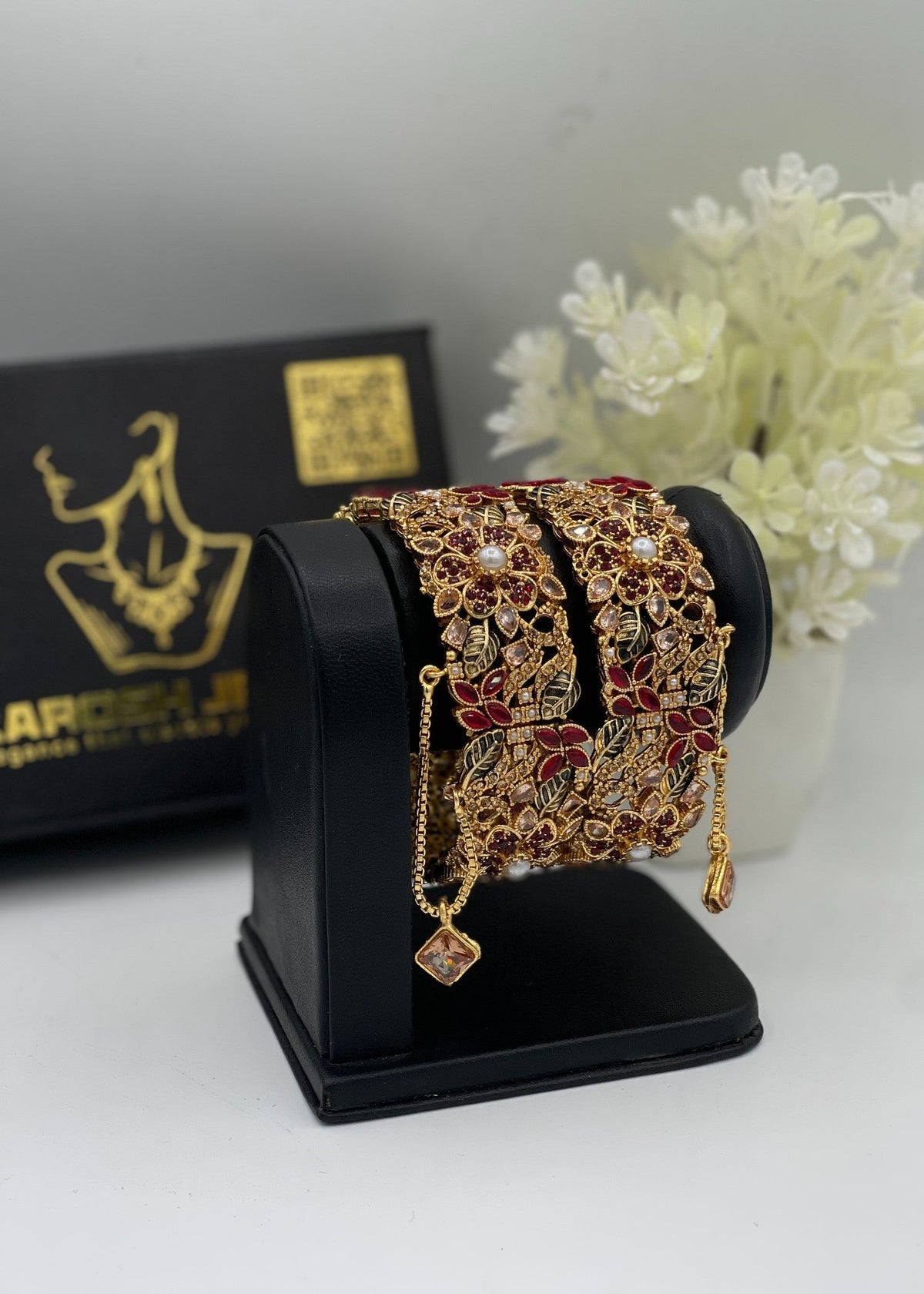 Manal Openable Bangles by Zarosh Jewel