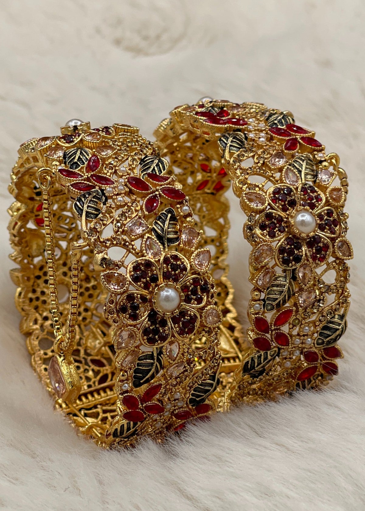 Shop the Manal Openable Bangles from Zarosh Jewel