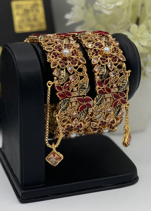 Shop the Manal Openable Bangles from Zarosh Jewel
