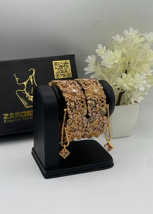 Shop the Manal Openable Bangles from Zarosh Jewel