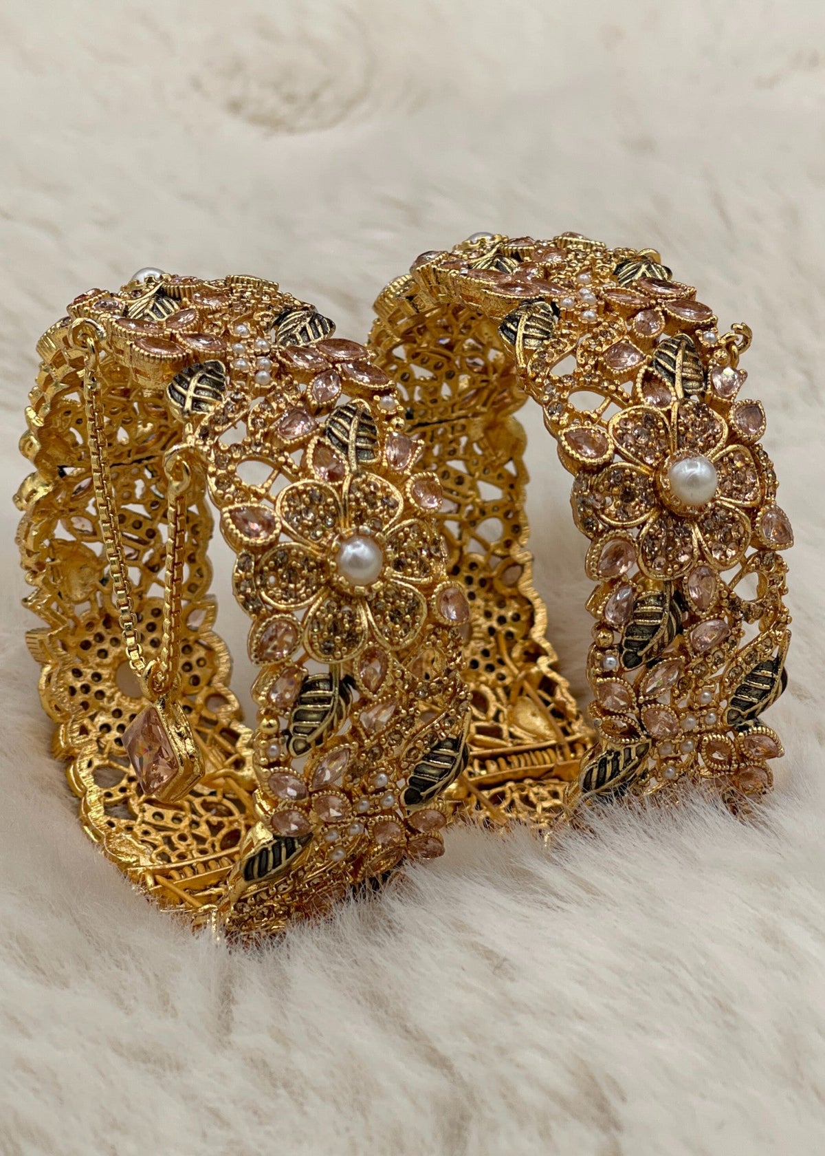 Shop the Manal Openable Bangles from Zarosh Jewel