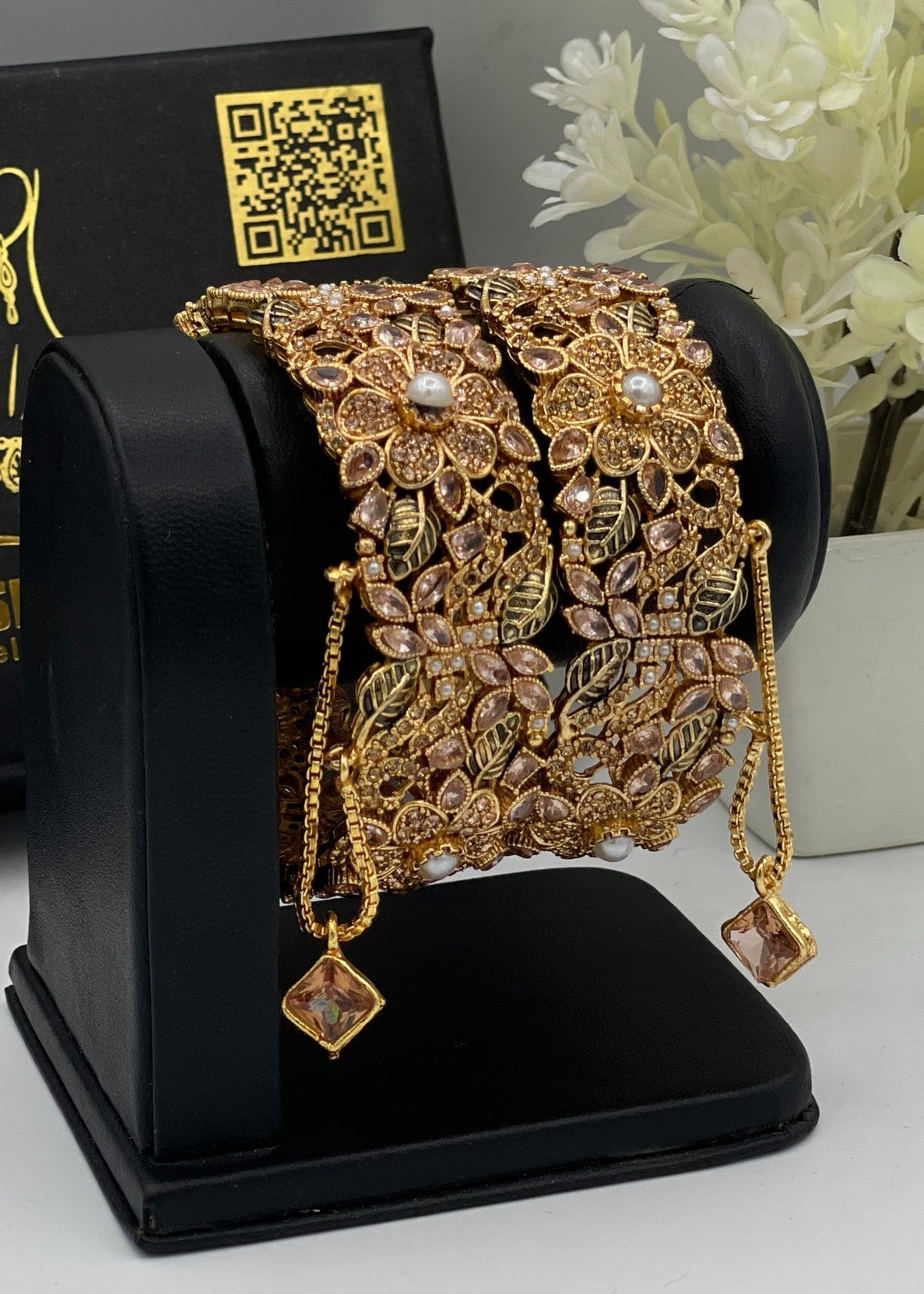 Shop the Manal Openable Bangles from Zarosh Jewel